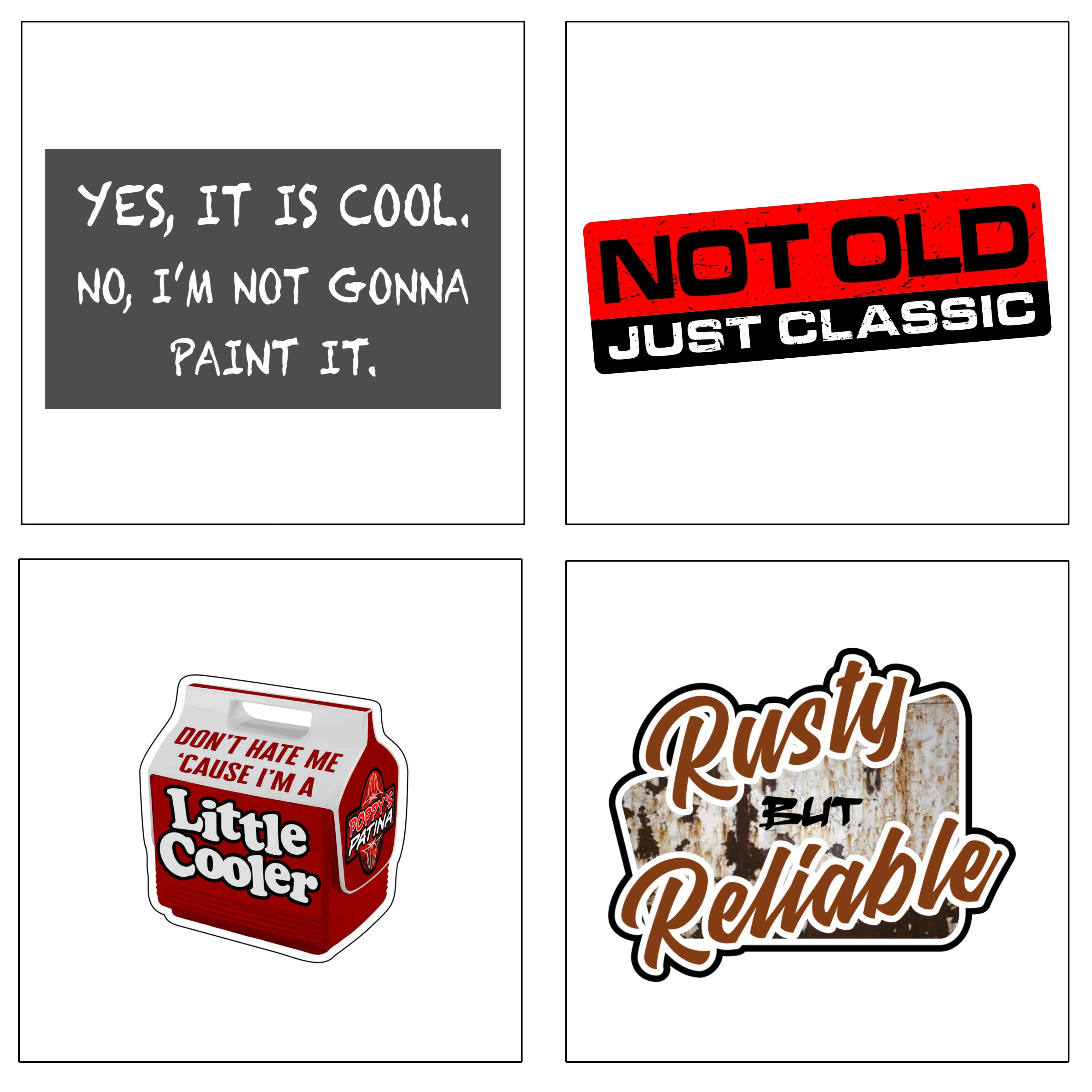 Decal Pack #4 (4 pack)