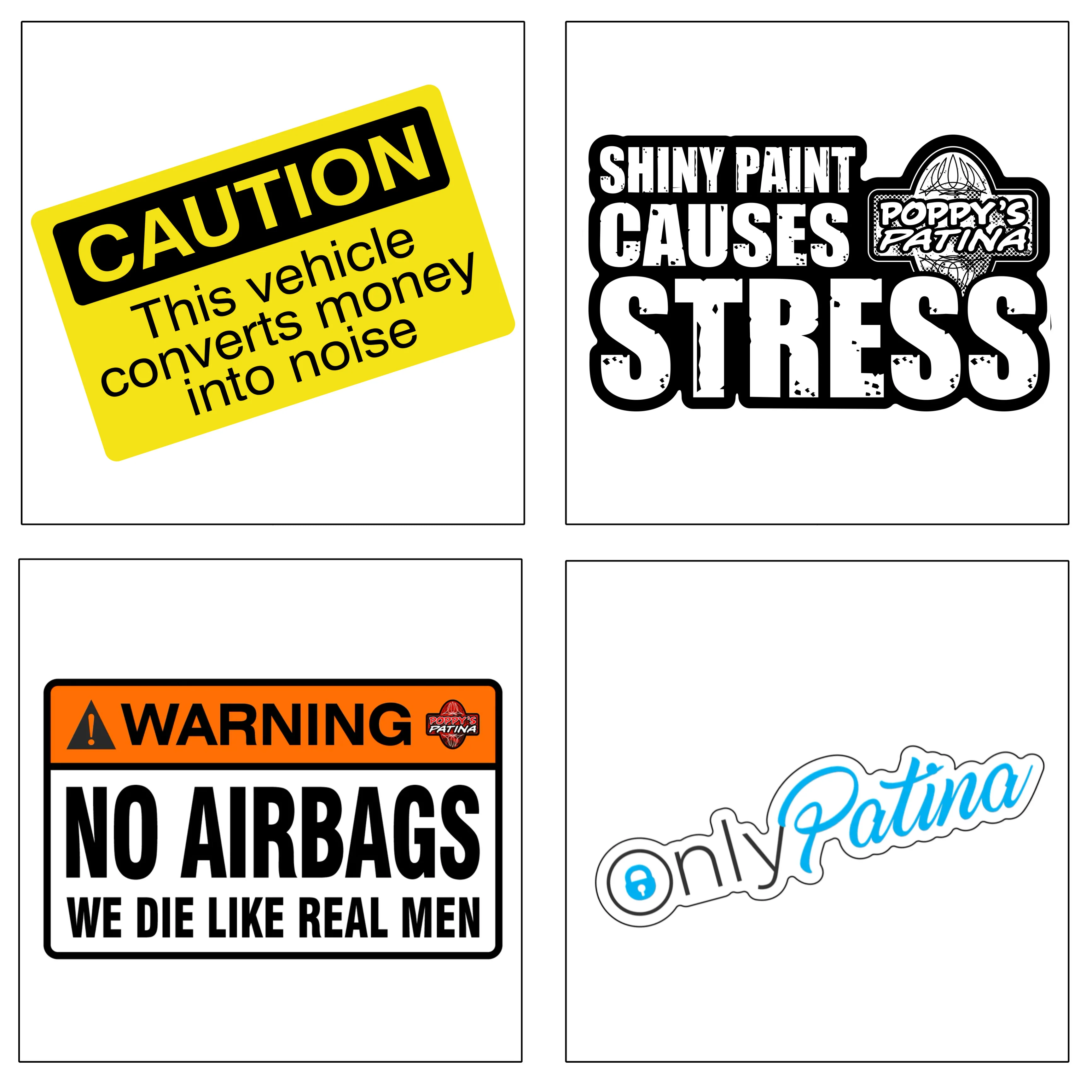 Decal Pack #5 (4 pack)